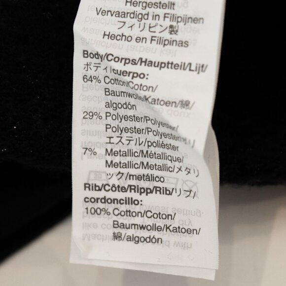 J.Crew Metallic Pullover Sweatshirt | Navy Sparkle Crew for Fall Sporting Events - Picture 6 of 8